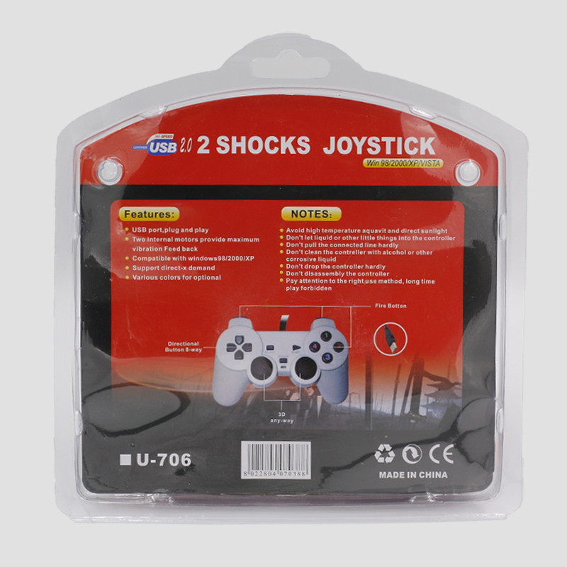 Hình ảnh Tay Cầm Chơi Game PC Đầu USB Có Rung, Joystick