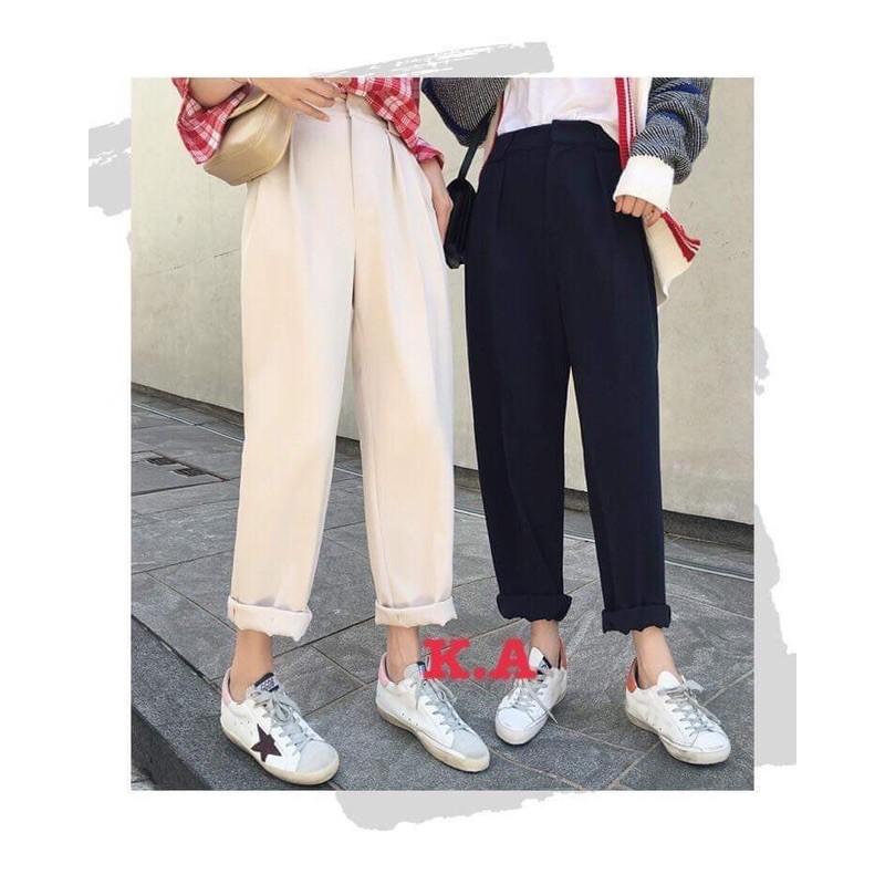 Quần ống rộng kaki cúc KA5