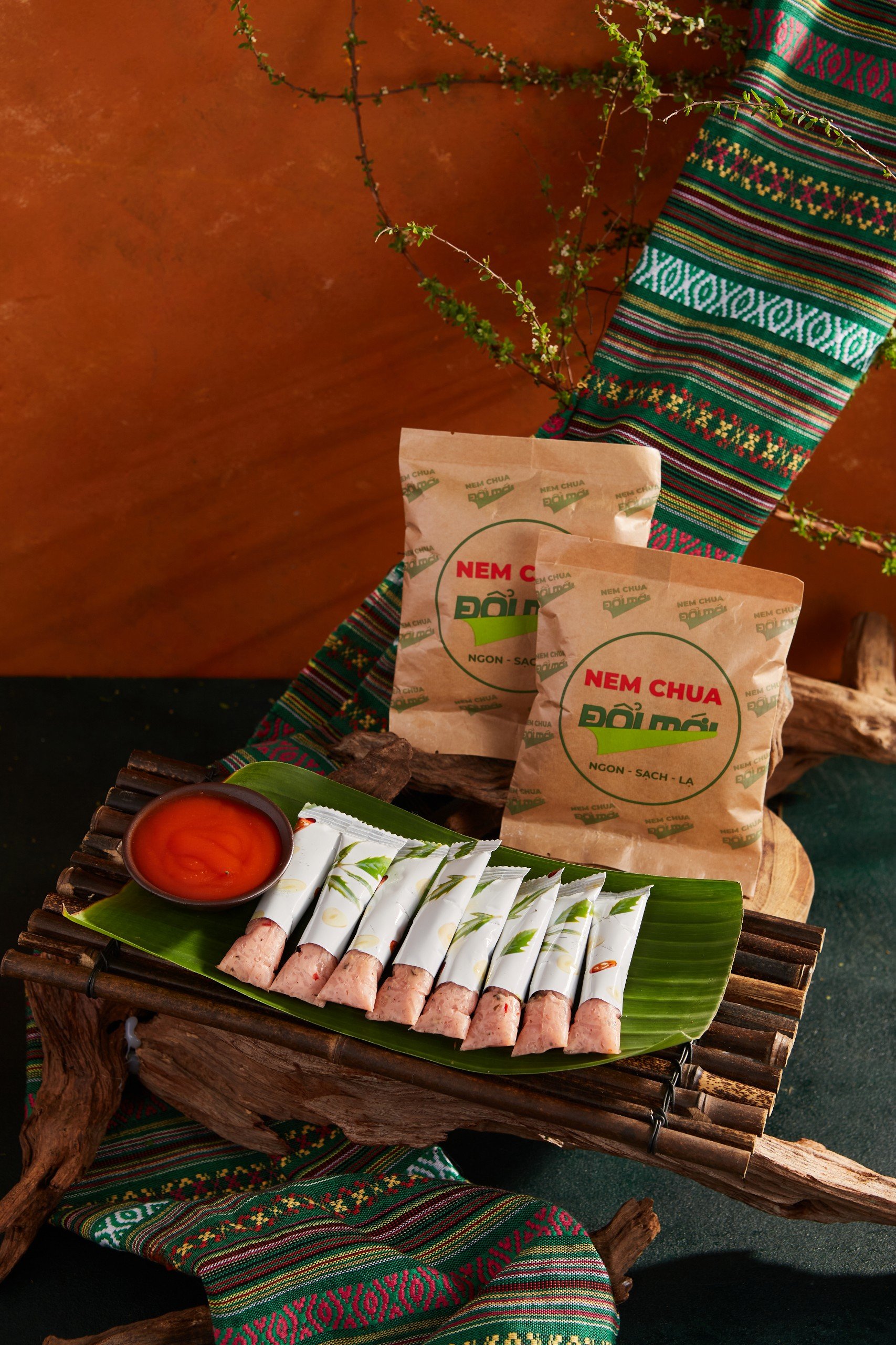 Combo 3 Gói Nem Chua Đổi Mới Trường Foods 200g/Gói