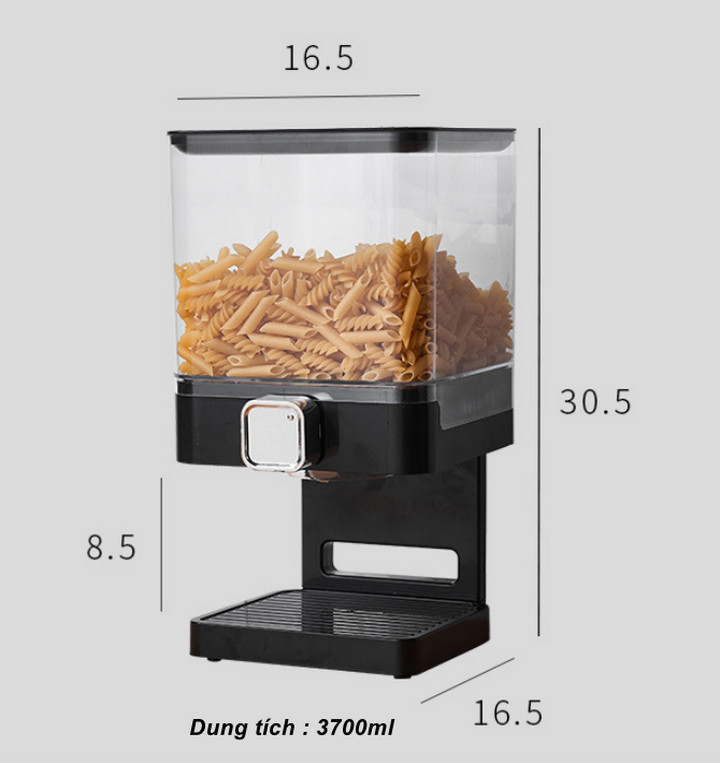 Hộp Đựng Ngũ Cốc Đôi Luxury DoubleSHINE Cornflakes Cao Cấp - Home and Garden