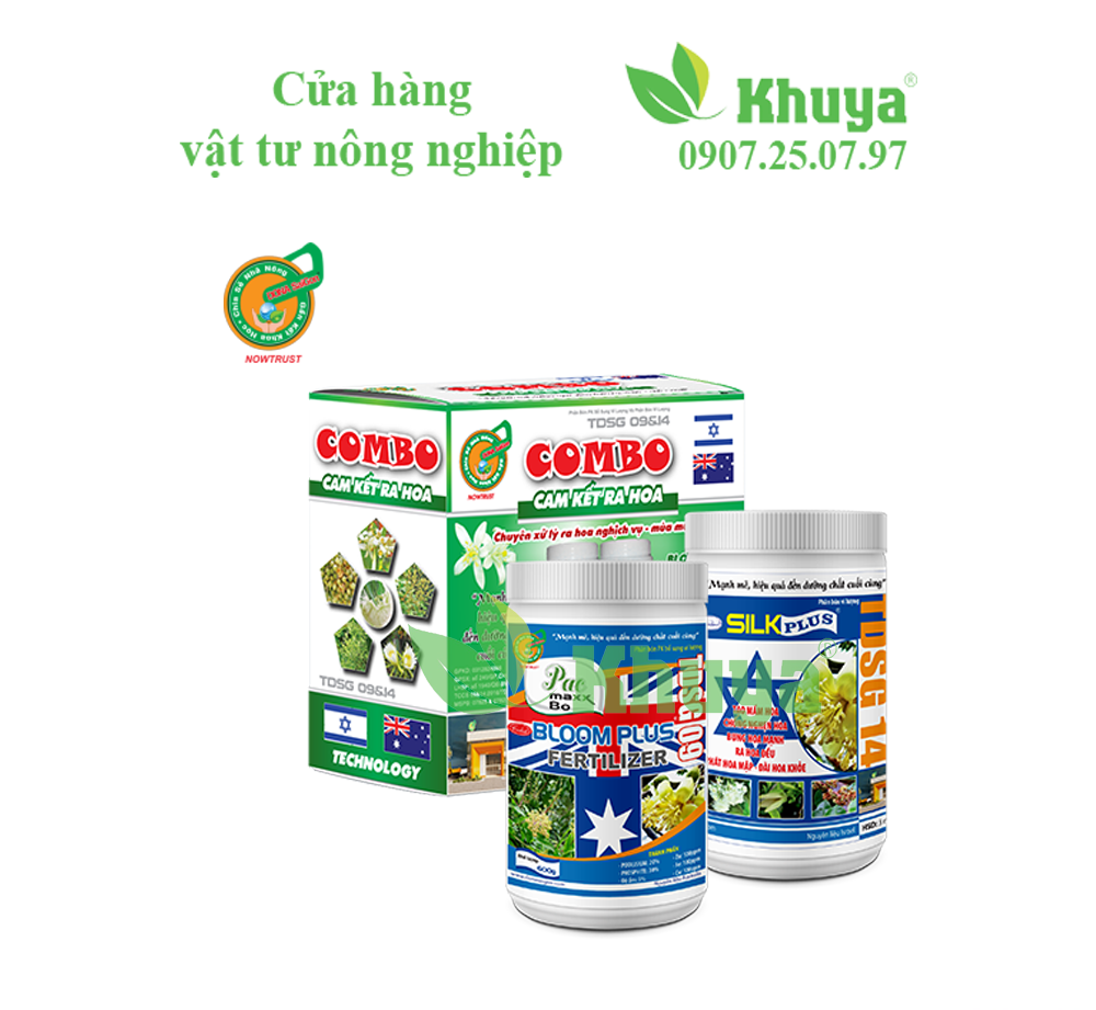 Combo Phân bón Dona Cam Kết Ra Hoa Cây Ăn Trái