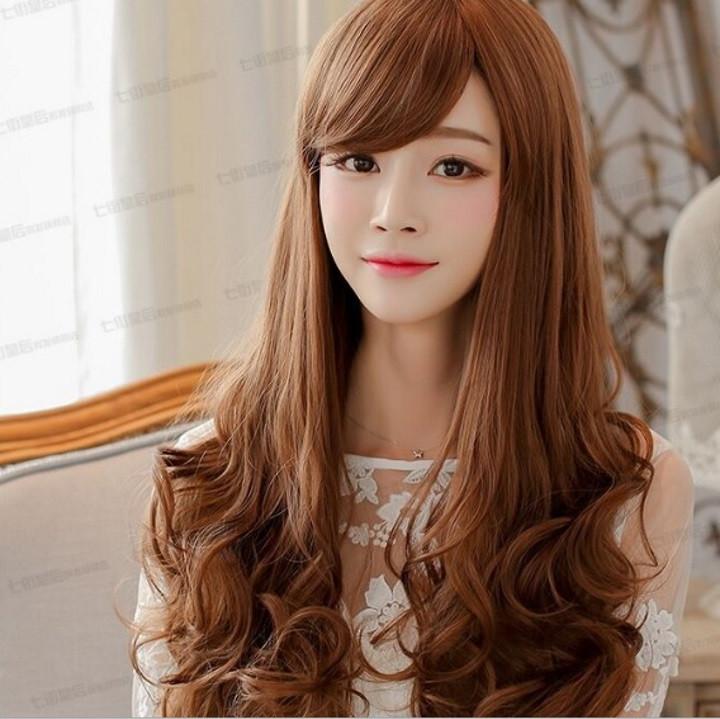 Tóc giả nữ hàn quốc tặng kèm lưới TT43