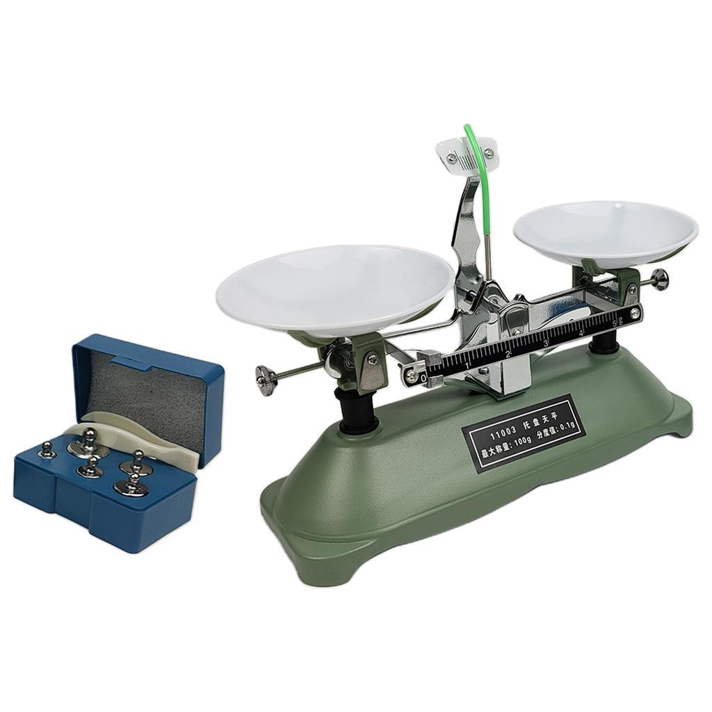 1pc Table Scale School Teaching Tool Supplies 1/10g w/ Tray