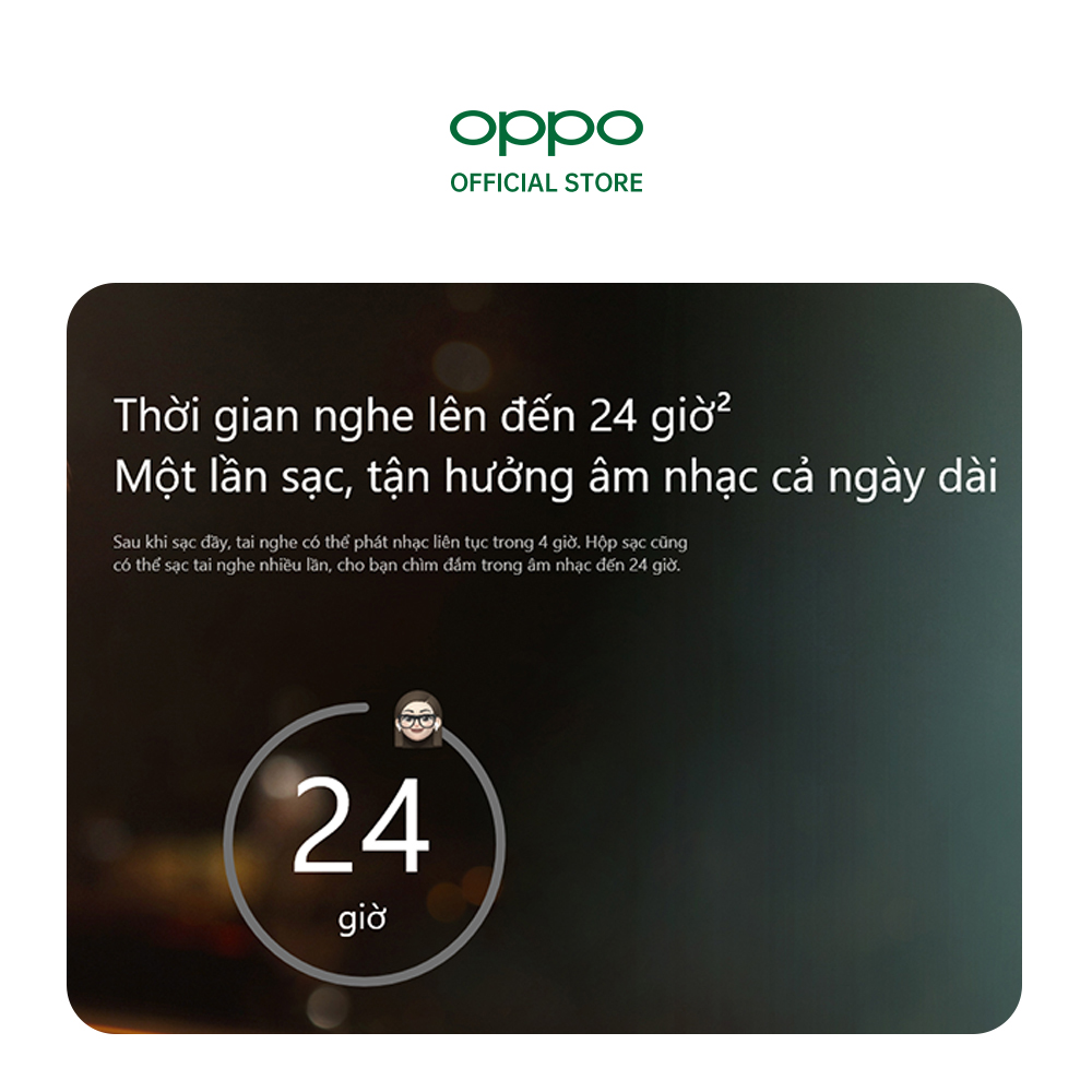 Tai Nghe True Wireless OPPO Enco Air 2 | Chống Ồn Thông Minh Ai | Màng Loa Mạ Titan 13.4mm | Hàng Chính Hãng