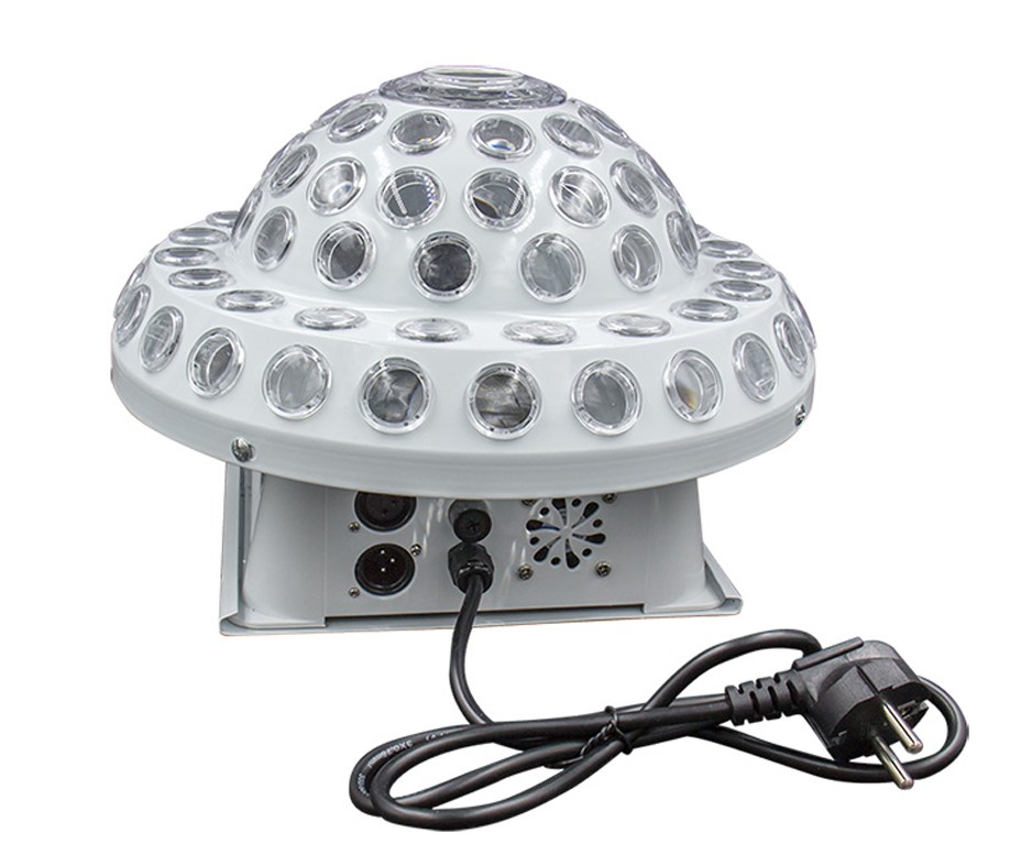ĐÈN ĐĨA BAY LED + LASER - CHUYÊN DÙNG TRONG PHÒNG TRÀ , HÁT VỚI NHAU , DISCO , PARTY .