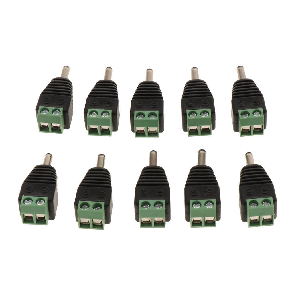 10 Pieces Connector 3.. Cable Socket Adapter Plug for LED