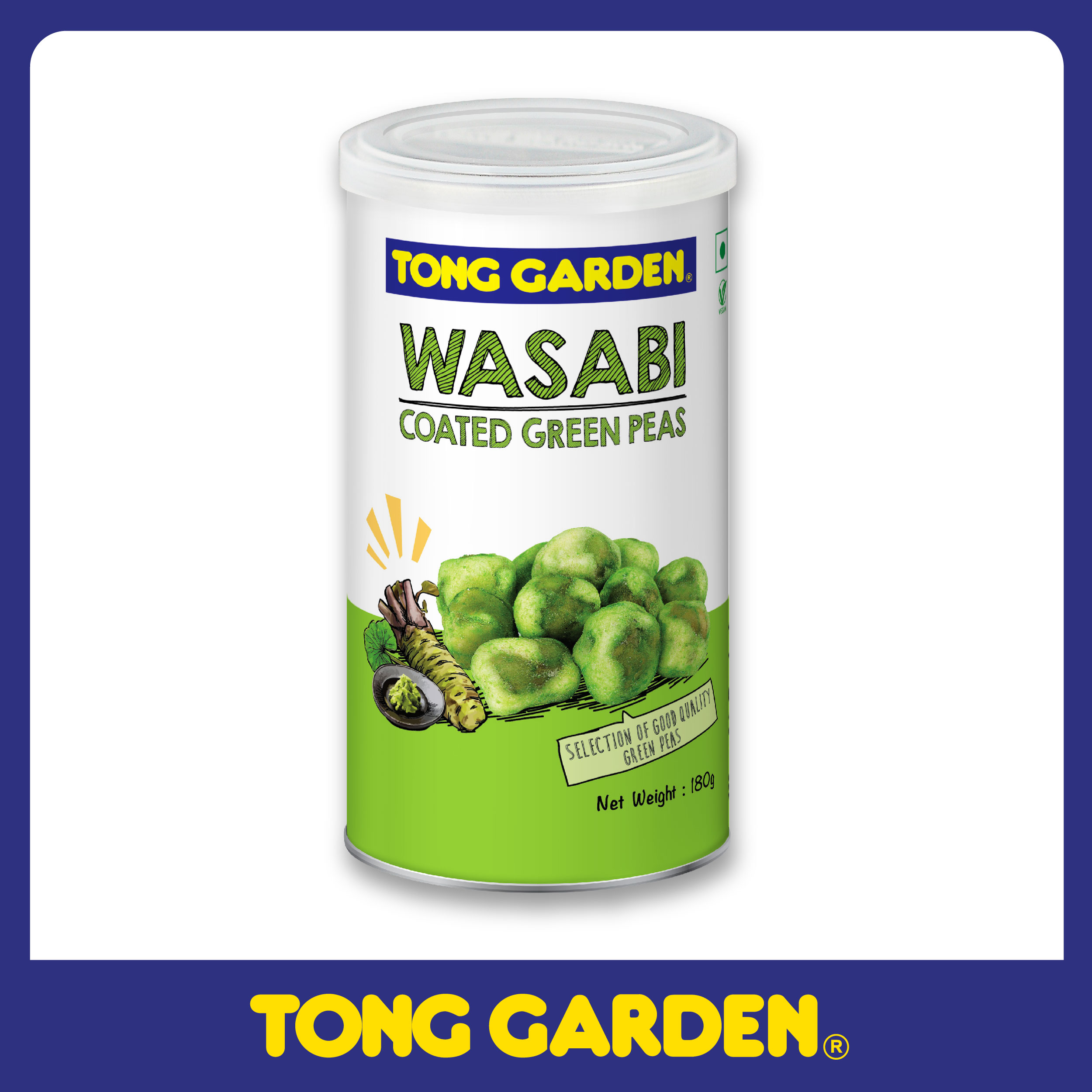 ĐẬU HÀ LAN VỊ MÙ TẠT TONG GARDEN LON 180G