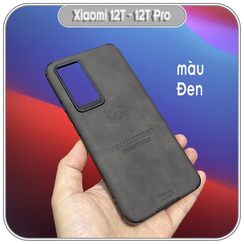 Ốp lưng cho Xiaomi 12T - 12T Pro da hươu