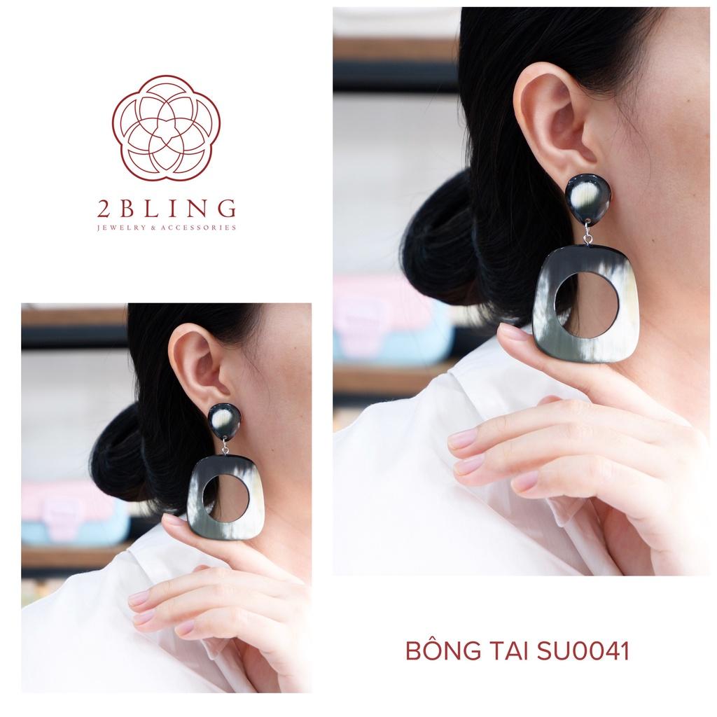 Bông tai sừng 2BLING thời trang SU0041