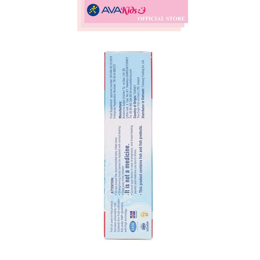 Siro dầu cá Omega Vit tốt cho não bộ và mắt 100 ml (từ 0 tháng)