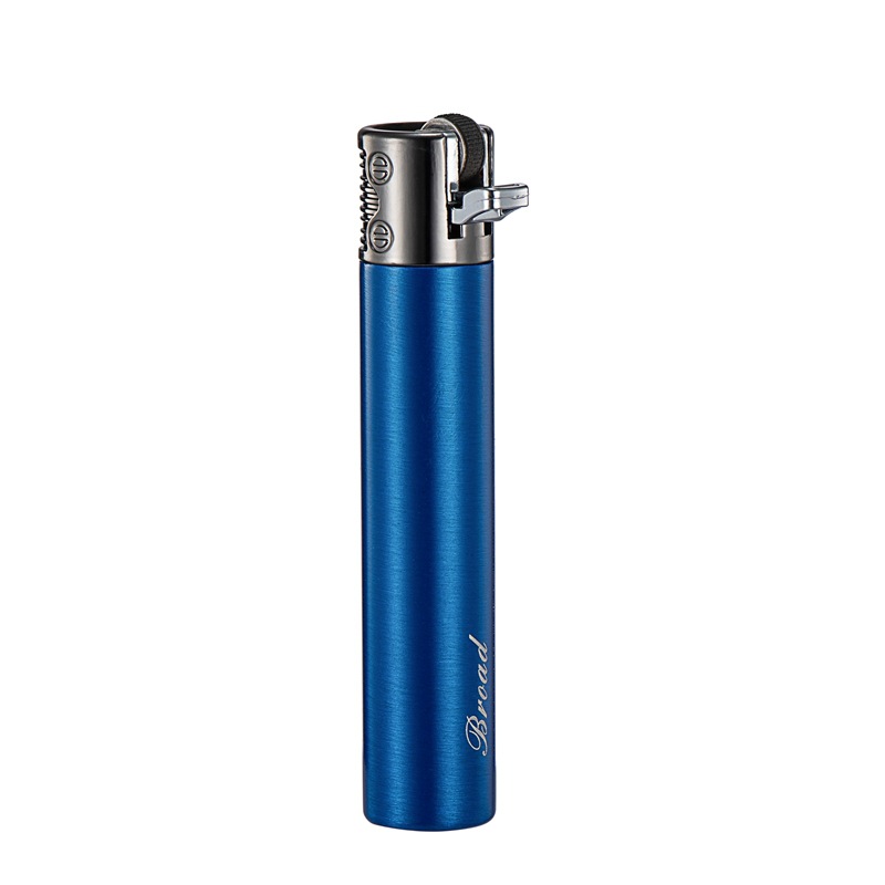 Bật Lửa Gas Đá Hình Trụ Broad BD326 - Xài Gas (Giao màu ngẫu nhiên)