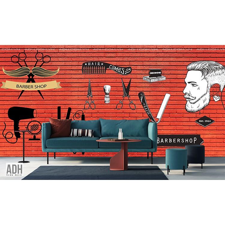 Tranh dán tường Hair Salon ADH191003