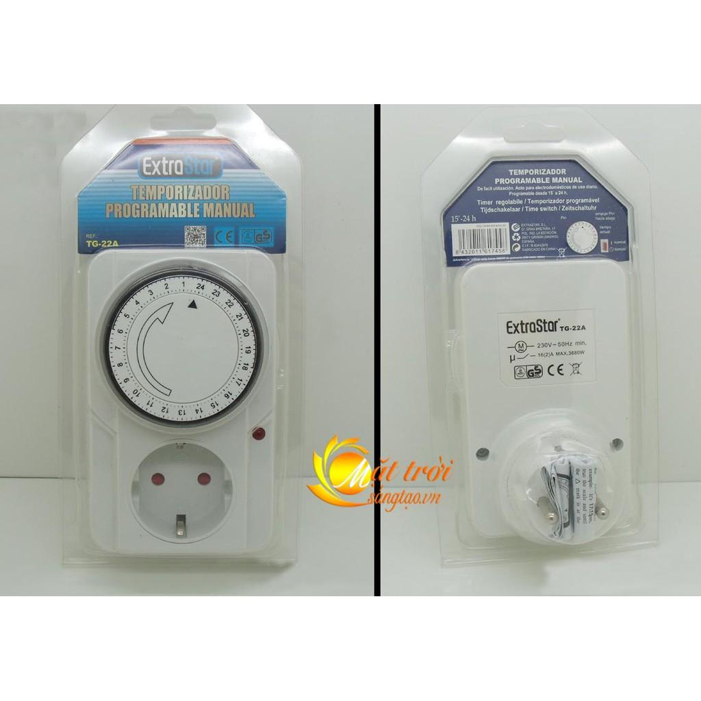 Ổ cắm hẹn giờ lập trình cơ TG-22A