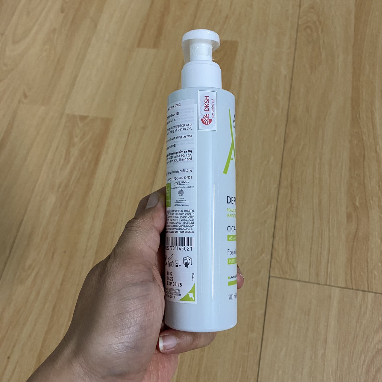 Gel làm sạch dịu nhẹ cho da khô, kích ứng A-Derma Dermalibour + Foaming gel 250ml