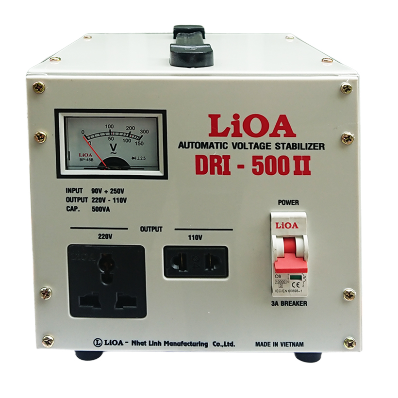 Ổn áp 1 pha LiOA DRI-500 II