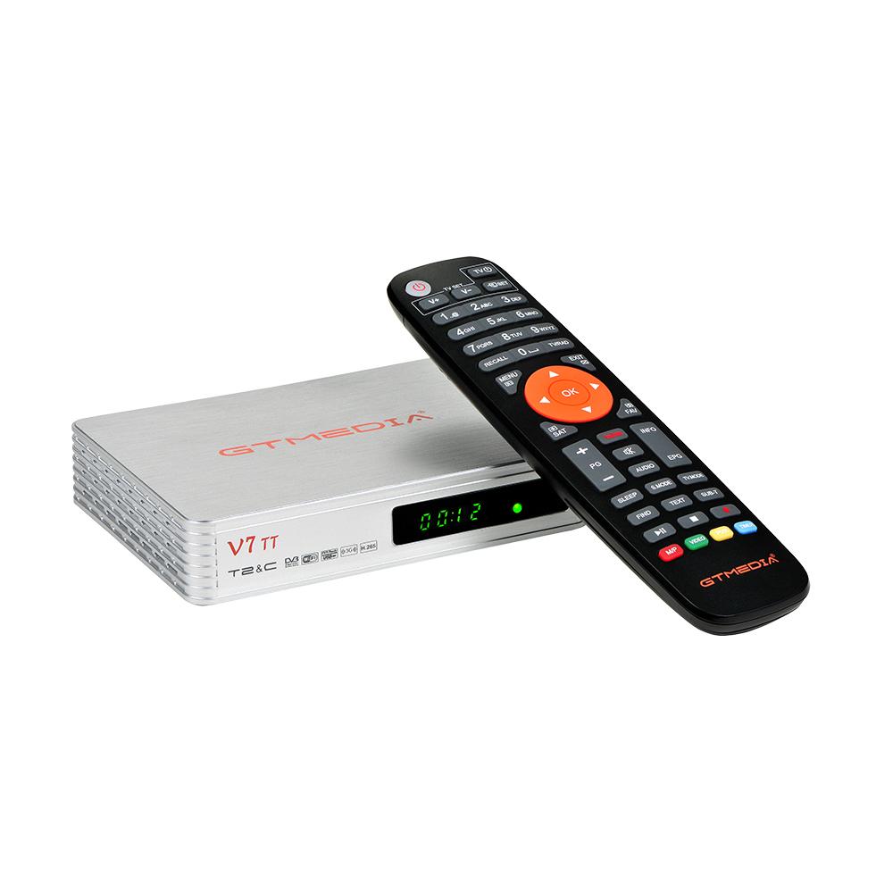 Bộ thu truyền hình GTMEDIA V7 TT 1080P Full HD DVB-T / T2 / Cable / J.83B Hỗ trợ đa PLP USB PVR Ready - US Plug