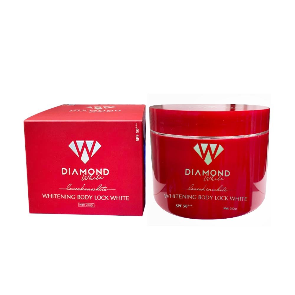 KEM BODY PHẤN TƯƠI DƯỠNG TRẮNG DA DIAMOND WHITE 250GR