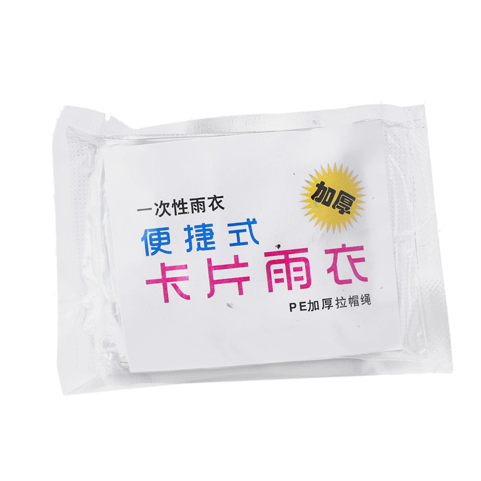 Portable Rain Poncho Rain Cover Breathable Travel Accessories Waterproof Rain Coat Emergency Raincoat for Climbing Camping