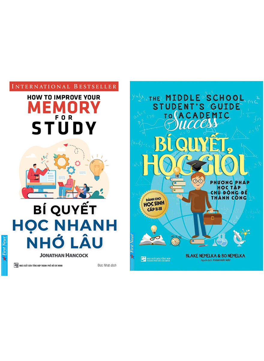 Combo Bí Quyết Học Nhanh Nhớ Lâu + Bí Quyết Học Giỏi _FN