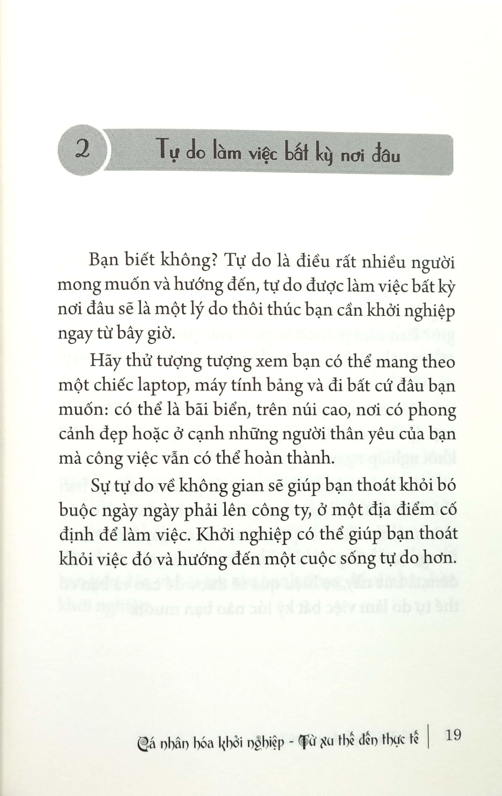 Cá Nhân Hóa Khởi Nghiệp