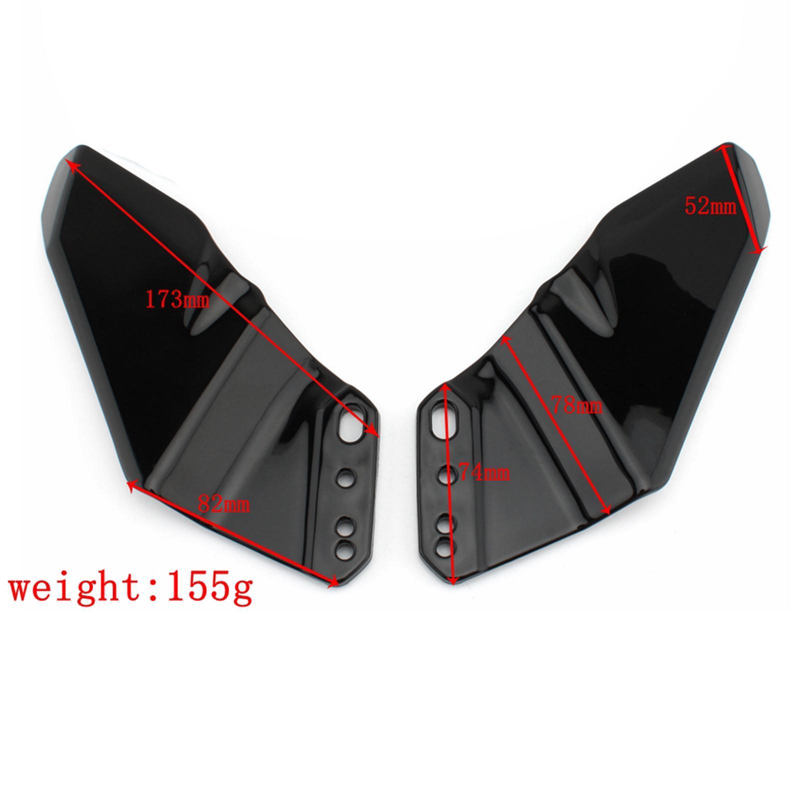 2Pcs ABS Aerodynamic Winglet Parts for CBR600RR/1000RR