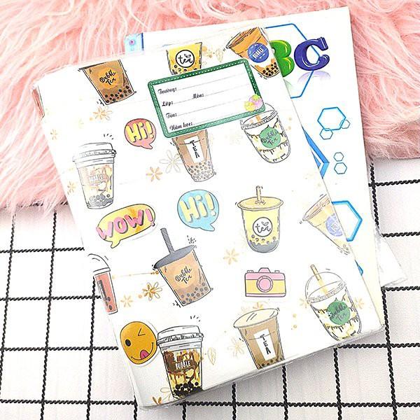 Combo 10 bao vở, bao tập kính đẹp mẫu ngẫu nhiên