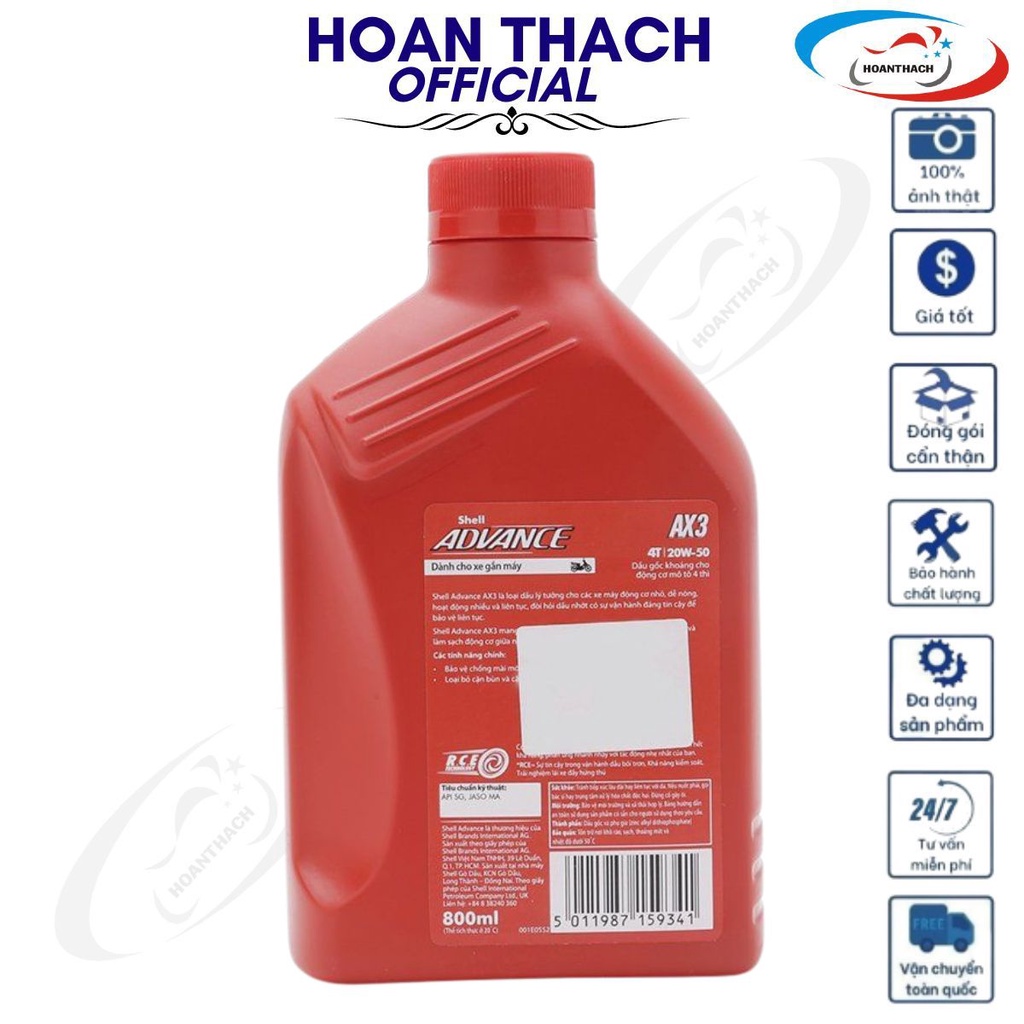 Nhớt Xe Số Advance Ax3 20W50 800Ml SP006931