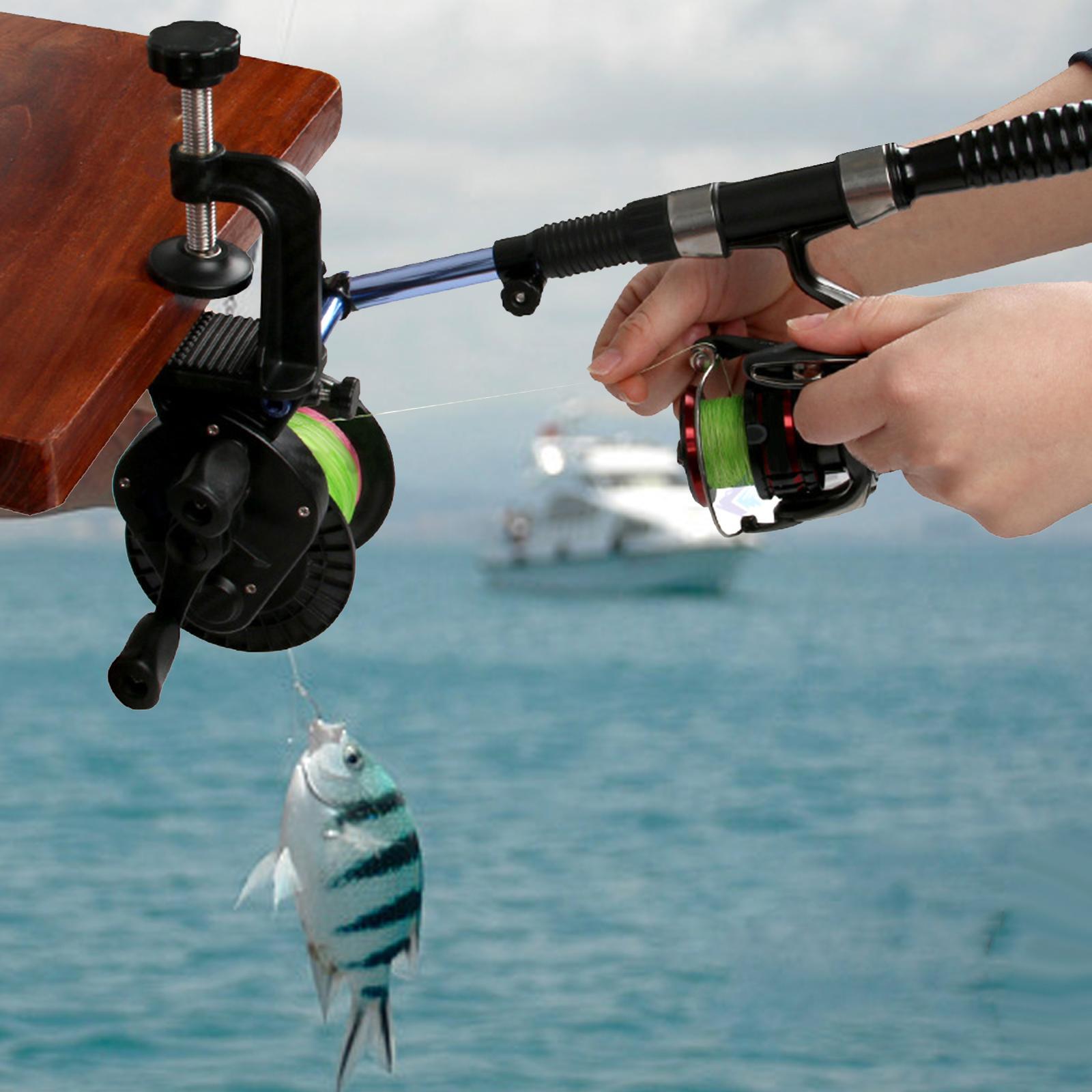 Fishing Line Spooler Winder Durable Fishing Reel Spooler for Kayak Traveling
