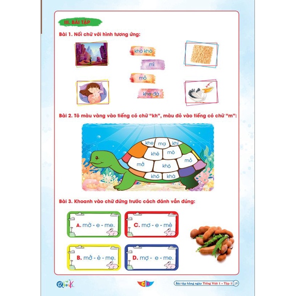 Sách - Bài Tập Hằng Ngày Tiếng Việt Lớp 1 Tập 1