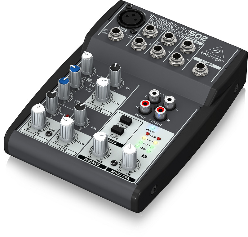 Behringer XENYX 502 5-Channel Analog Mixer-Hàng Chính Hãng