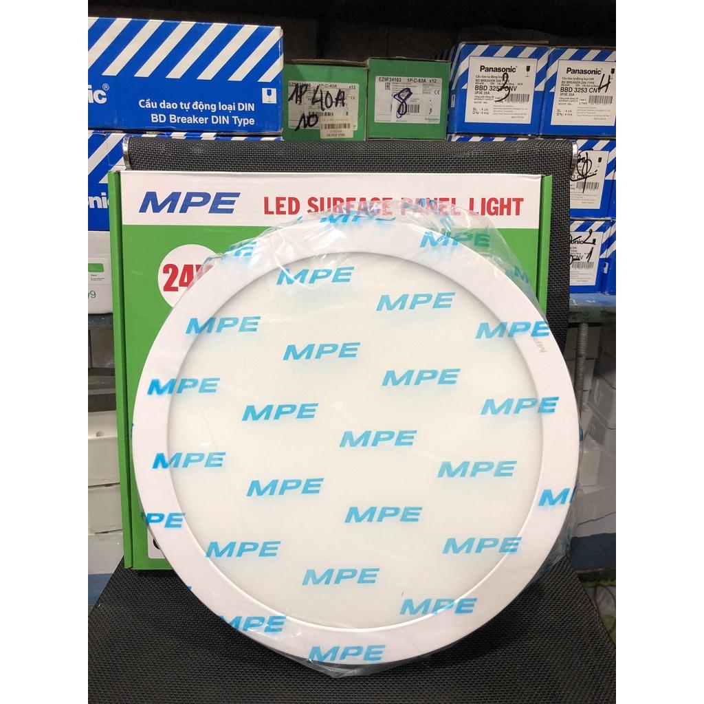 Đèn Ốp Nổi, Đèn LED Panel ốp trần tròn 6-12W - Thương hiệu MPE