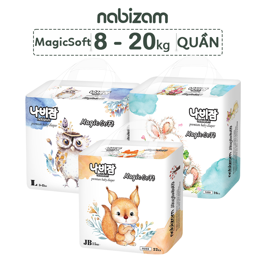 NABIZAM MAGIC SOFT TÃ QUẦN L30 8-13KG