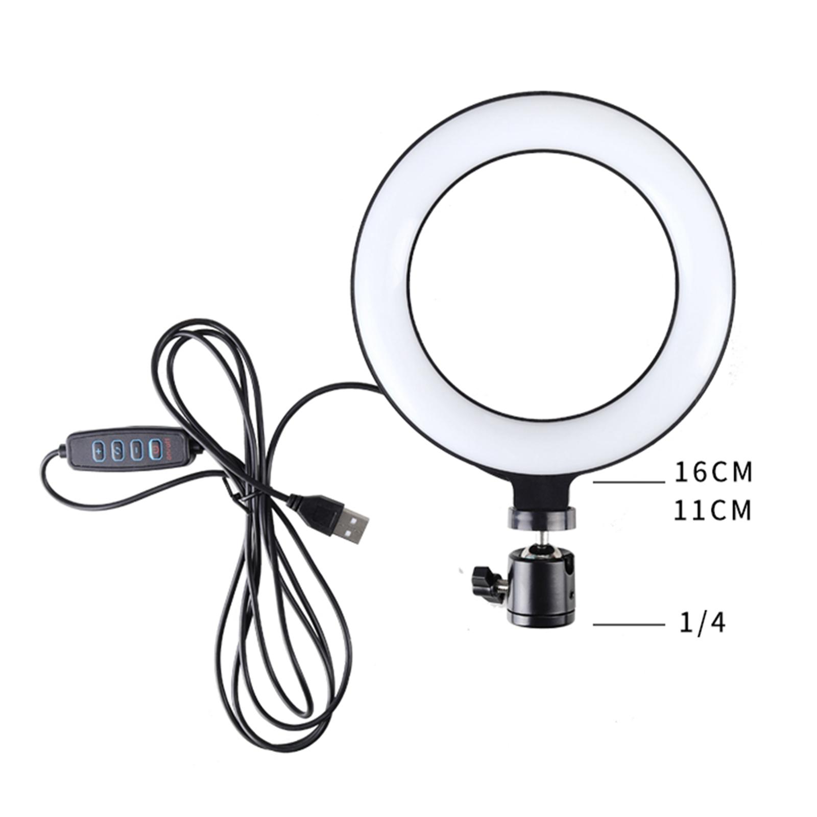 Desk Mounting Stand, 17.7-28.3 inch Adjustable Tabletop Light Stand for Ring Light, Video Light, DSLR, Action Camera