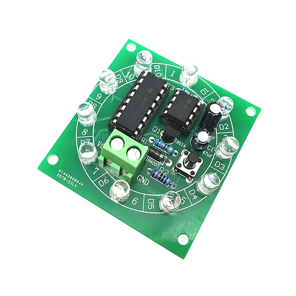 Electronic Fortune Wheel Kit Electronic Production Lucky Wheel DIY Kit 3-5V