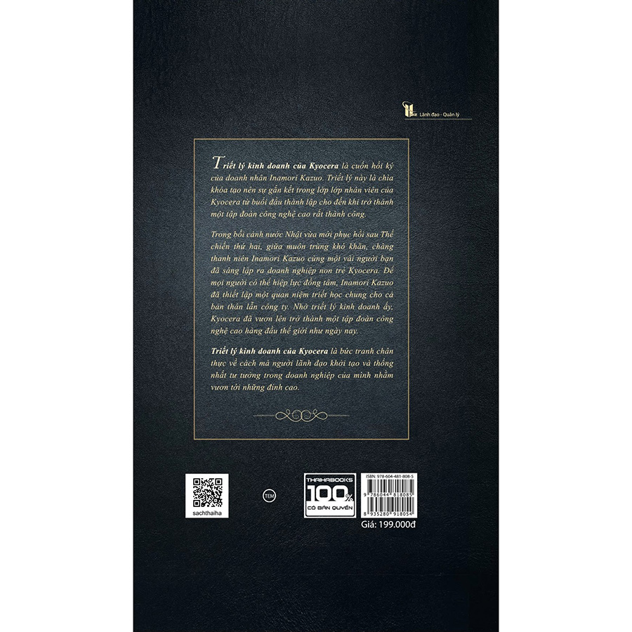 Sách Triết Lý Kinh Doanh Của Kyocera