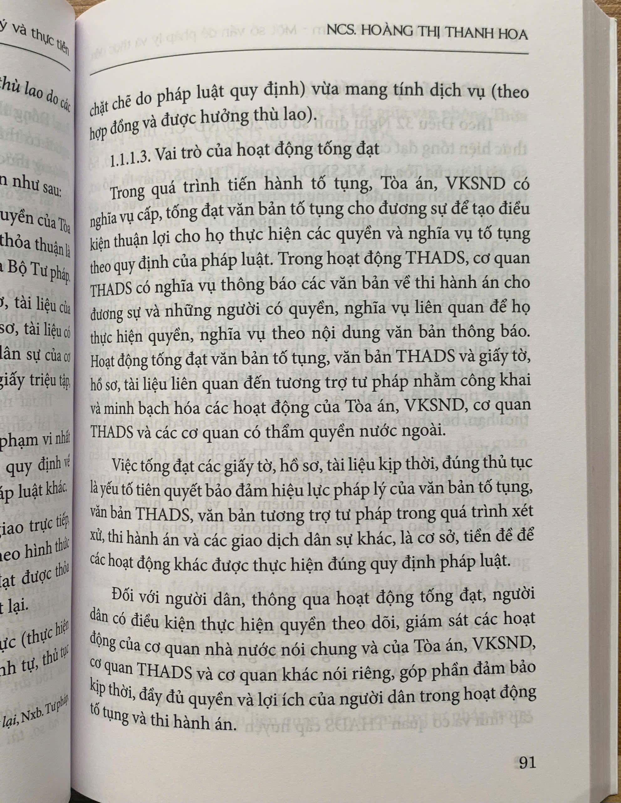 Nghề Thừa phát lại tại Việt Nam – Một số vấn đề pháp lý và thực tiễn (Tái bản lần thứ nhất)