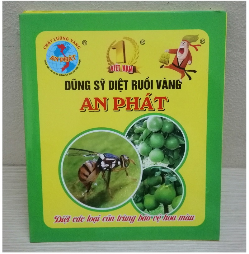 5 Miếng Dính Diệt Ruồi Vàng An Phát, Diệt Các Loại Côn Trùng Bảo Vệ Hoa Màu 22x40cm