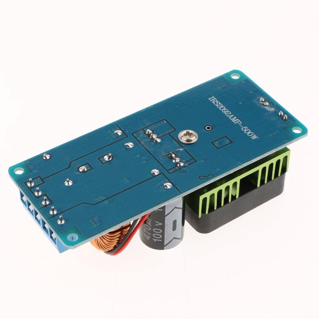 IRS2092S 500W Digital Amplifier Board Class D HIFI Mono Channel Stereo Audio AMP Dual DC Power Supply ± 58 - ± 70V