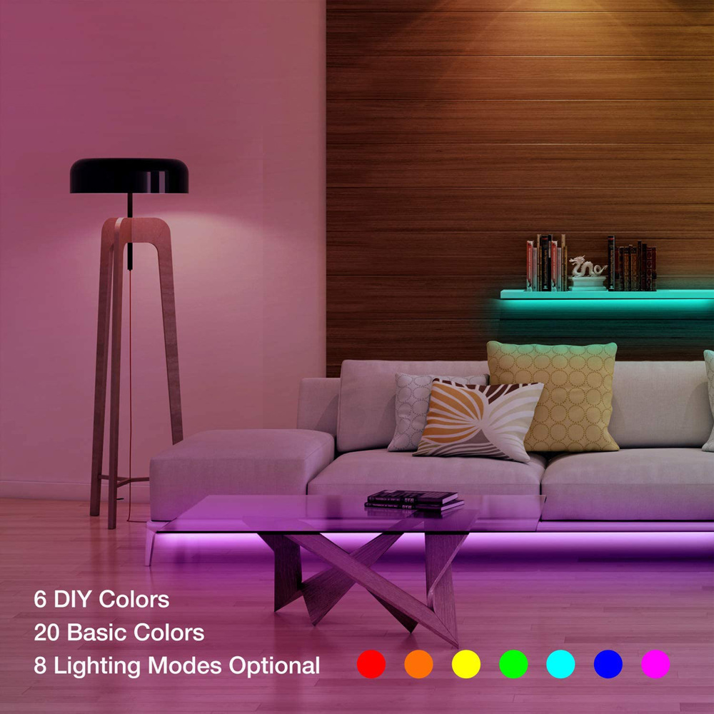 Cuộn Dây 5m Đèn LED Tiktok Trang Trí RGB 5050 Strip Light miDoctor CK2, Quấn Cây Chống Nước, Trang Trí Phòng, Dán Tường, Bàn Máy Tính, Tạo Không Gian Quay Video, Chụp Ảnh