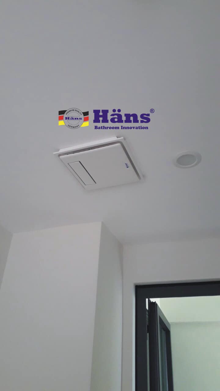 Quạt mát âm trần điều khiển từ xa H10R- Hans - Hàng chính hãng