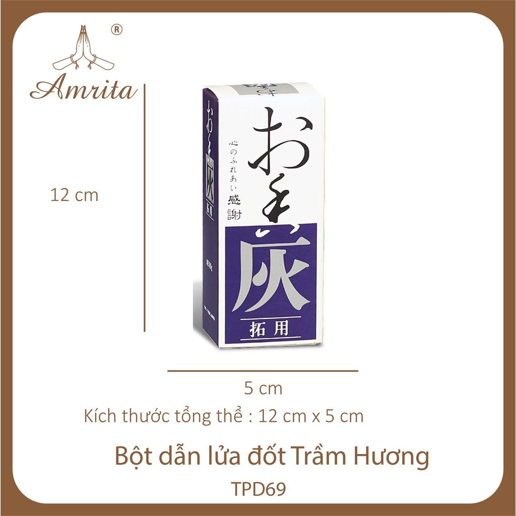 Bột dẫn lửa đốt trầm bột, bột phong thủy, đồ thờ cúng, xông trầm hương - Amrita