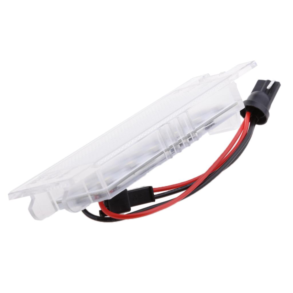 1 Pair Number License Plate LED Light Lamp For Vauxhall Opel Zafira Astra H