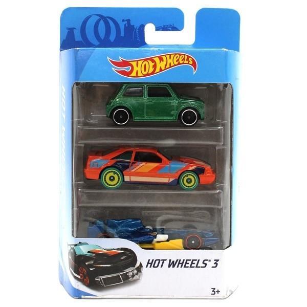 Bộ 3 Siêu Xe Hot Wheels K5904 (Mẫu Sản Phẩm Bên Trong Là Ngẫu Nhiên)