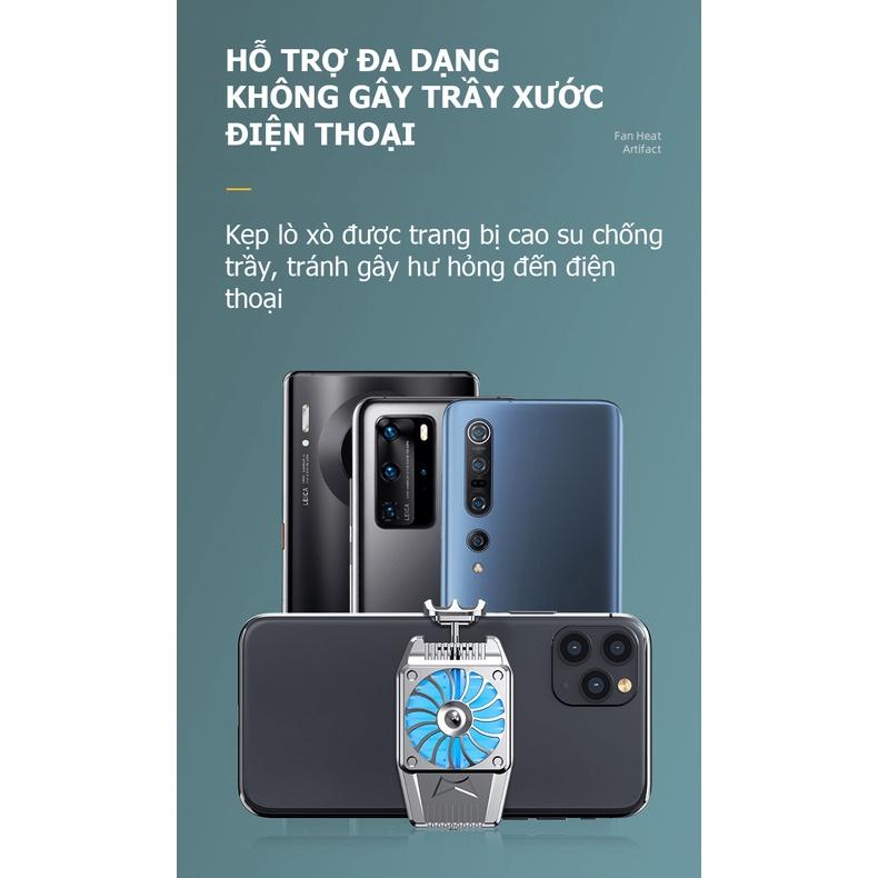 Quạt tản nhiệt H15 dành cho điện thoại, tản nhiệt cực nhanh, cực mát