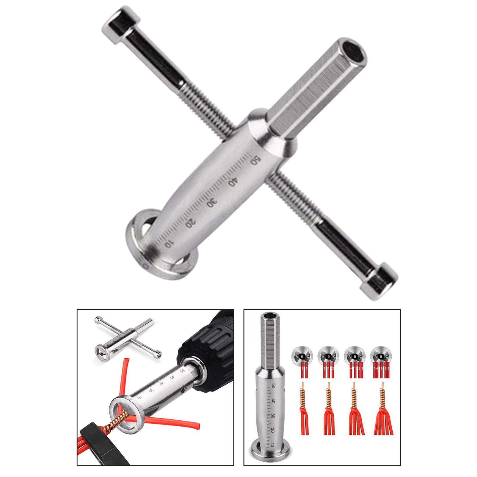 Wire Twisting Tool Manual Stripping Quick Connector for Manual and Electric