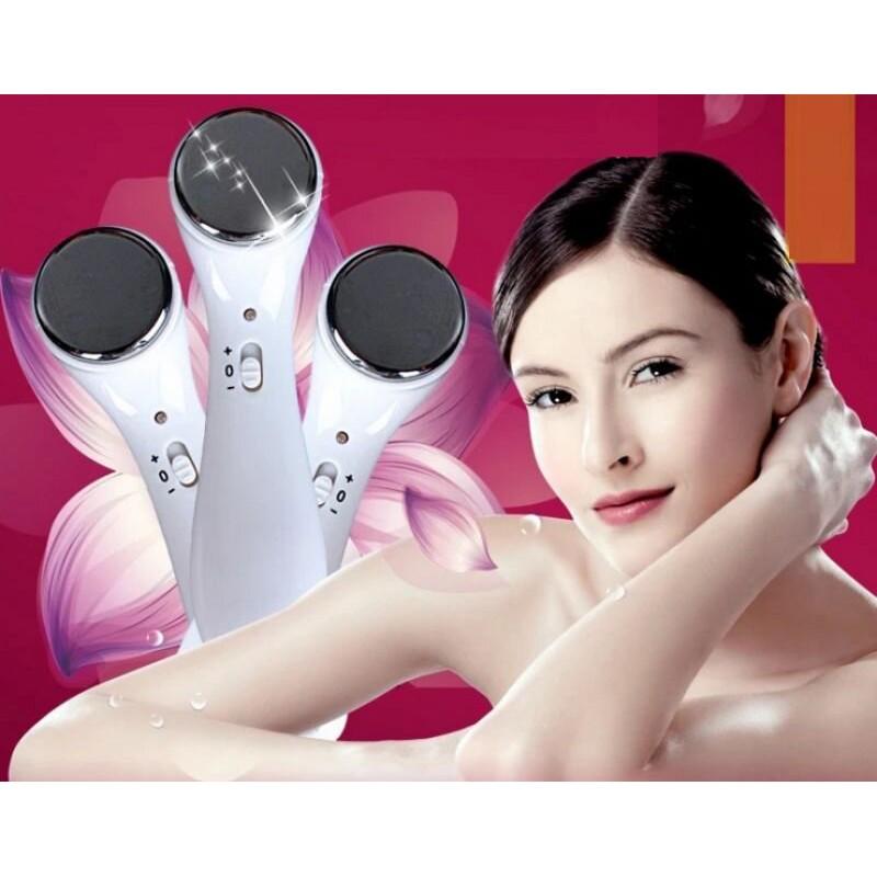 Máy massage mặt ion mini cầm tay