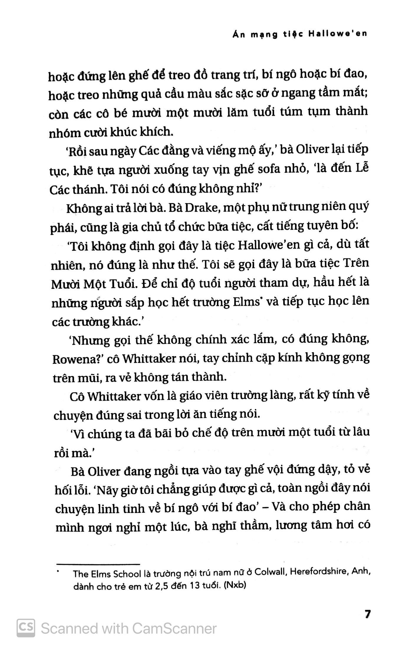 Sách Án Mạng Tiệc Hallowe'en