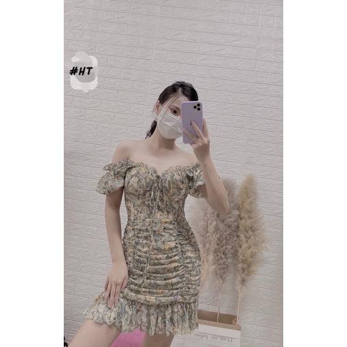 VÁY DÚM LI BÈO NƠ NGỰC HAI LỚP Chất vải voan tơ xịn xò