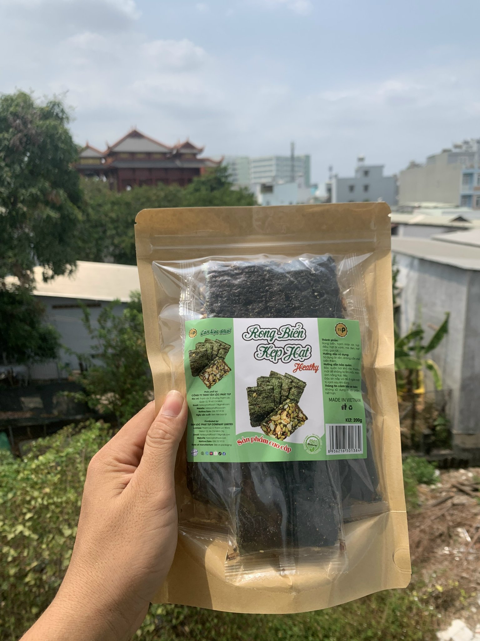 RONG BIỂN KẸP HẠT TÂN LỘC PHÁT BỊCH 200G