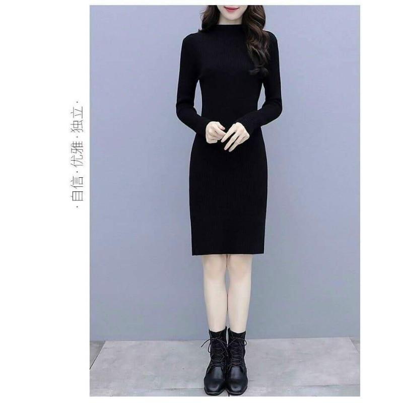 SÉT ĐẦM LEN PHỐI CARO CAO CẤP